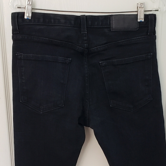 Frank and oak Dylan Slim Jeans Black 32 × 31 Button Fly - Picture 4 of 9
